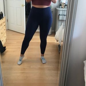 Old Navy - Navy Mesh High Waist Leggings- Large